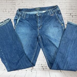 Eddie Bauer Women Blue Denim Medium Wash Bootcut Jeans​​